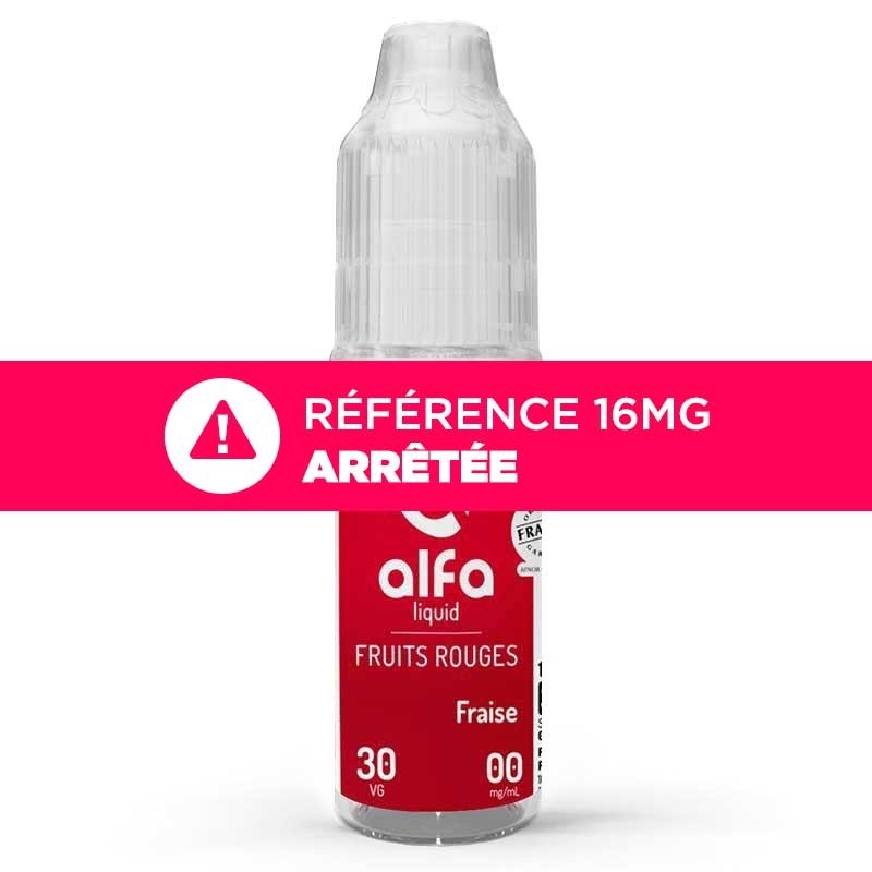 E-liquide Fraise Alfaliquid : saveur fruitée authentique