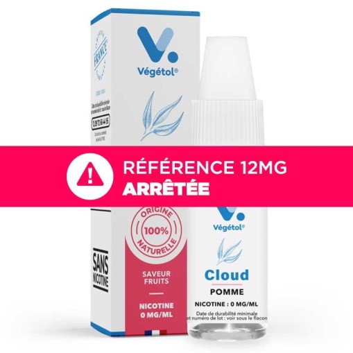 E-liquide Cloud Pomme Végétol : pomme verte