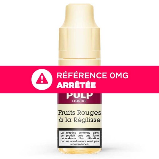 E-liquide Fruits Rouges à la Réglisse Pulp : fruité réglisse 10ml