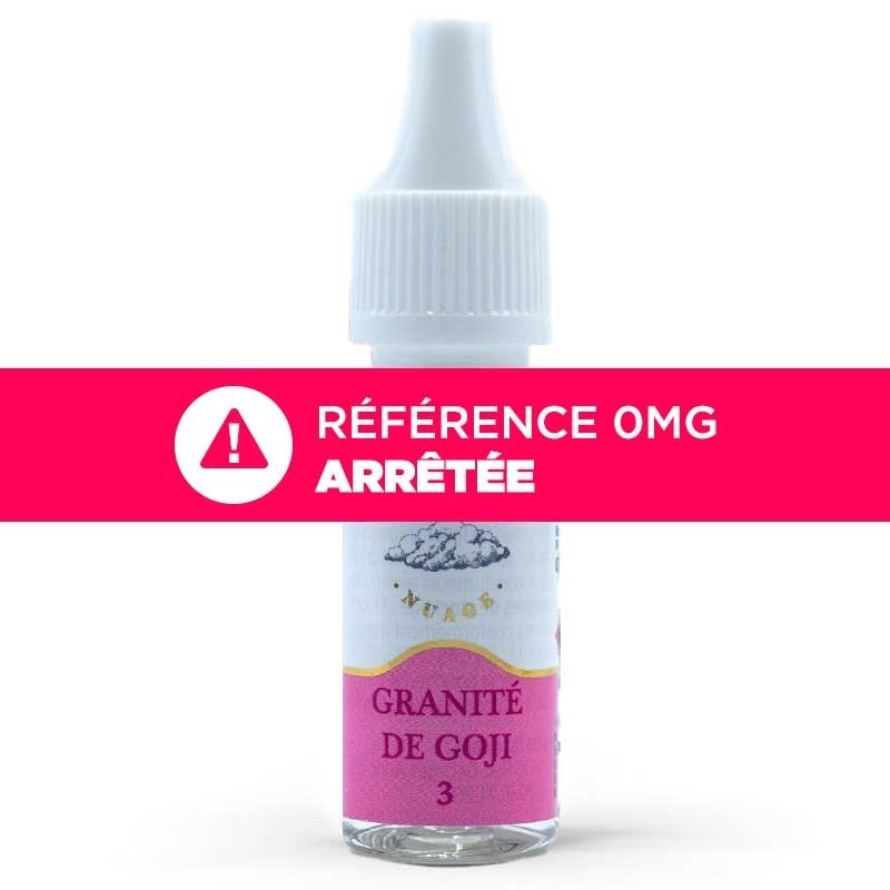 E-liquide Granité de Goji Petit Nuage : cassis, baies de goji frais