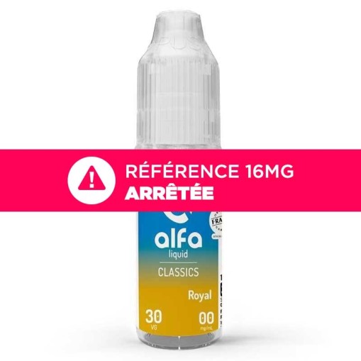 E-liquide Royal Alfaliquid : classic blond, caramel et noix