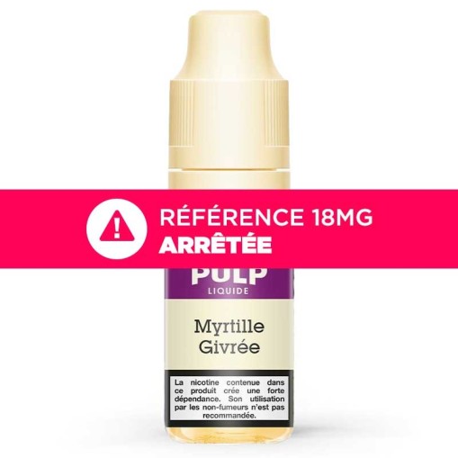 E-liquide Myrtille Givrée Pulp : myrtille et menthe fraîche