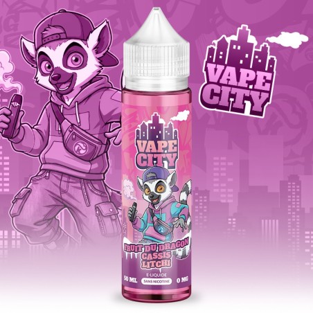 Fruit du dragon Cassis Litchi Vape City 50ml/100ml