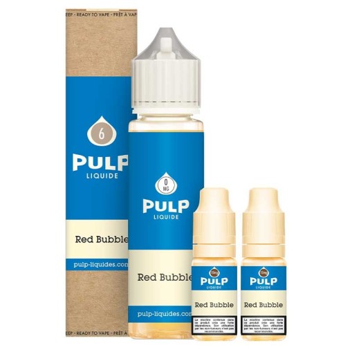 E-liquide Pack Red Bubble PULP 60ml