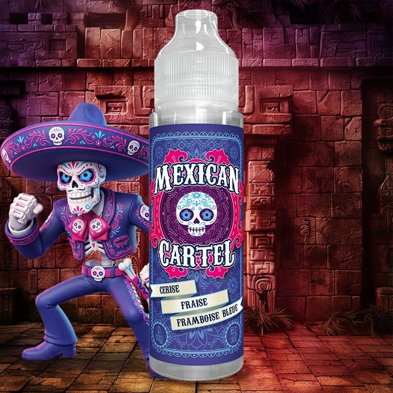 Cerise Fraise Framboise Bleue Mexican Cartel 50ml/100ml