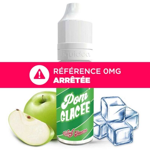 E-liquide Pom Glacée Wpuff Flavors : pomme fraîche et sucrée