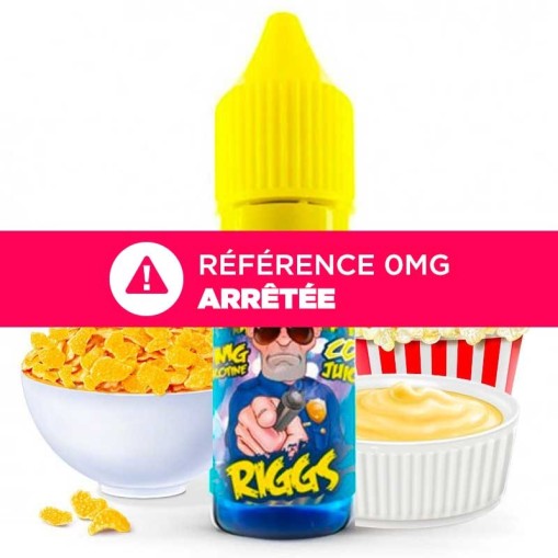 E-liquide Riggs Cop Juice : céréales, custard et popcorn