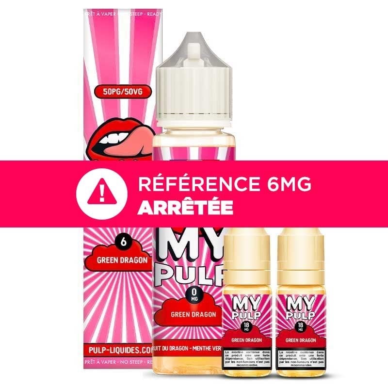 E-liquide Pack 60ml Green Dragon My PULP 60ml