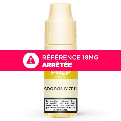 E-liquide Ananas Maui Pulp : saveur fruitée et sucrée
