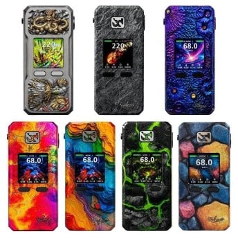 Box Rayden 220 Edition Limitée Volcano Pahoehoe BD Vape : double accu 18650, 220W