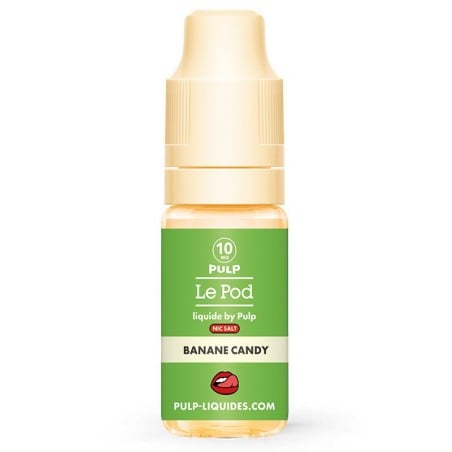 Banane Candy Nic Salt Le Pod liquide by PULP 10ml