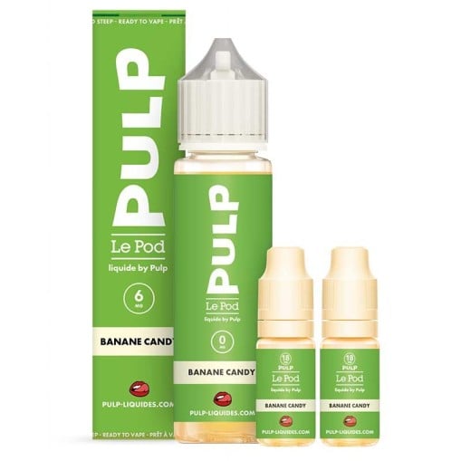 E-liquide Pack Banane Candy Le Pod liquide by PULP 60ml