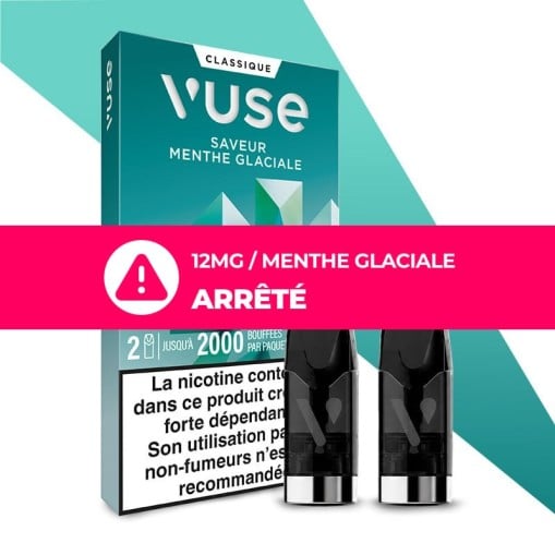 Recharges Vuse : cartouches pré-remplies (x2) ePod, Pro