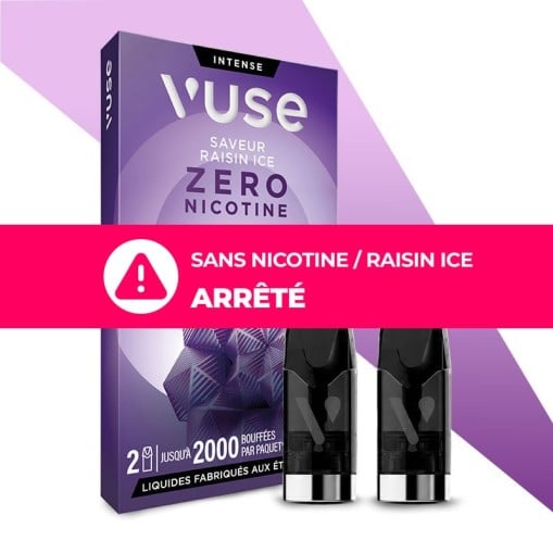 Recharges Vuse : cartouches pré-remplies (x2) ePod, Pro