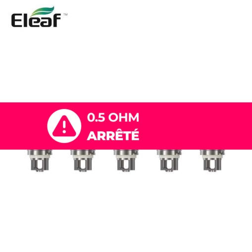 Résistances EC-D Eleaf : mesh pour clearomiseurs Melo