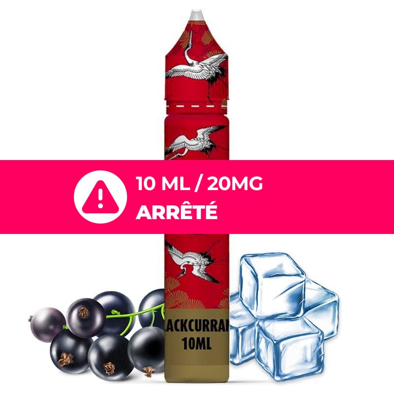 Blackcurrant 0% Sucralose Sels de nicotine Aisu 10ml — vue 2