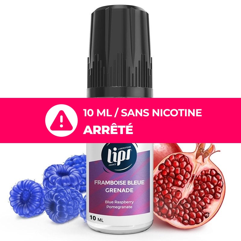 Framboise Bleue Grenade Sensation + Le French Liquide 10ml — vue 2