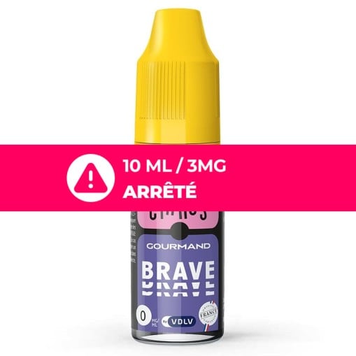 E-liquide Brave Classic Wanted : classic blond, biscuit, café