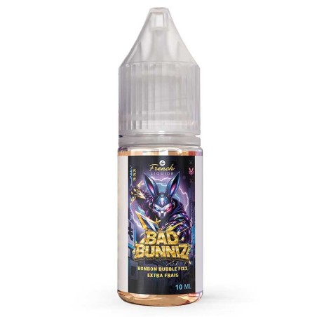Bonbon Bubble Fizz Extra Frais Sels de Nicotine Bad Bunniz 10ml