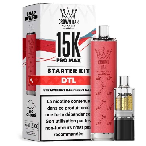 Puff Hyper Max Prime Crown Bar 50K Al Fakher : 50000 bouffées