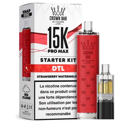 Puff Hyper Max Prime Crown Bar 50K Al Fakher : 50000 bouffées