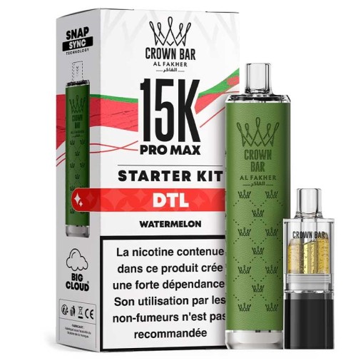 Puff Hyper Max Prime Crown Bar 50K Al Fakher : 50000 bouffées