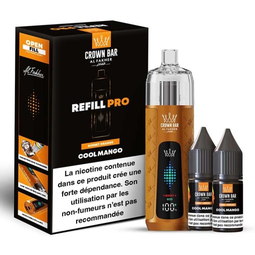 Puff Refill Pro Crown Bar 35K Al Fakher : 35000 bouffées