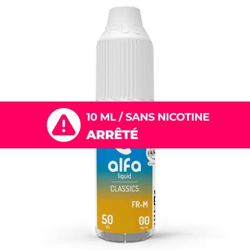 E-liquide FR-M 50/50 Alfaliquid : classic blond équilibré