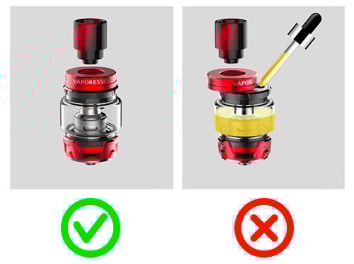 faire attention aux fuites avec votre vape