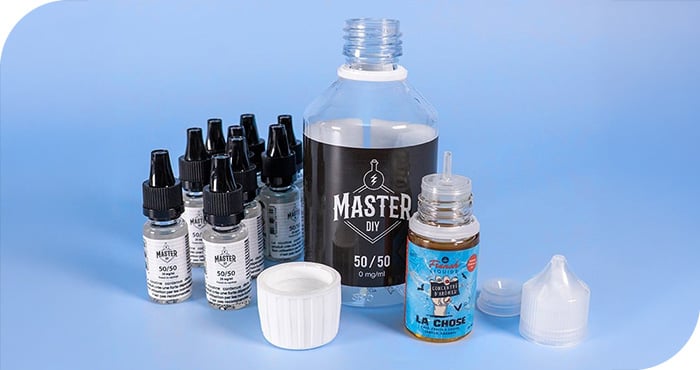 moitié glycérine végétale moitié propylène glycol