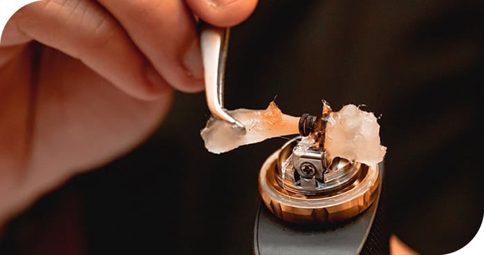 l'atomiseur reconstructibles