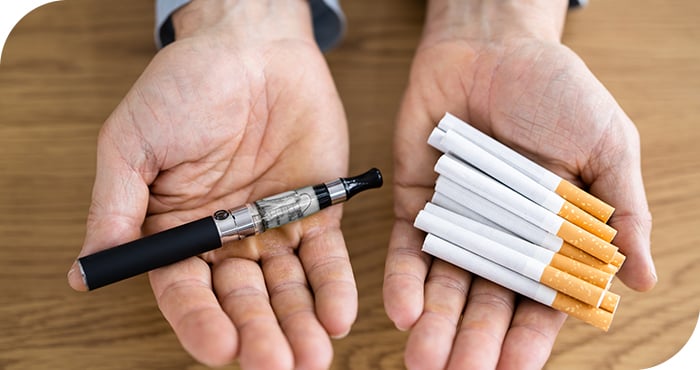 différence entre cigarette et vape