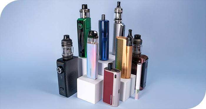 de nombreux modèles de cigarette électronique