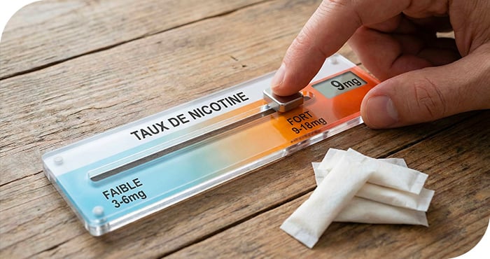 choisir le taux de nicotine de sa nicotine pouche